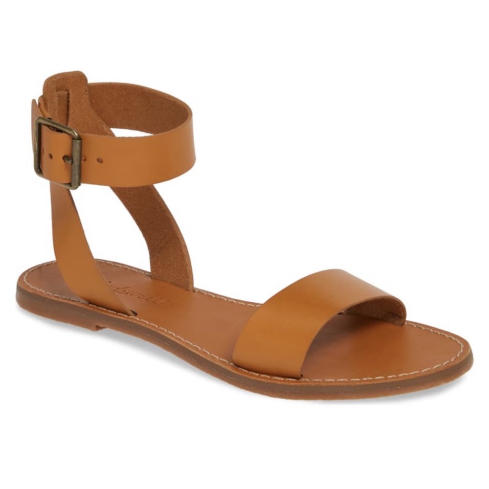 NWT Madewell The Boardwalk Ankle-Strap Sandal